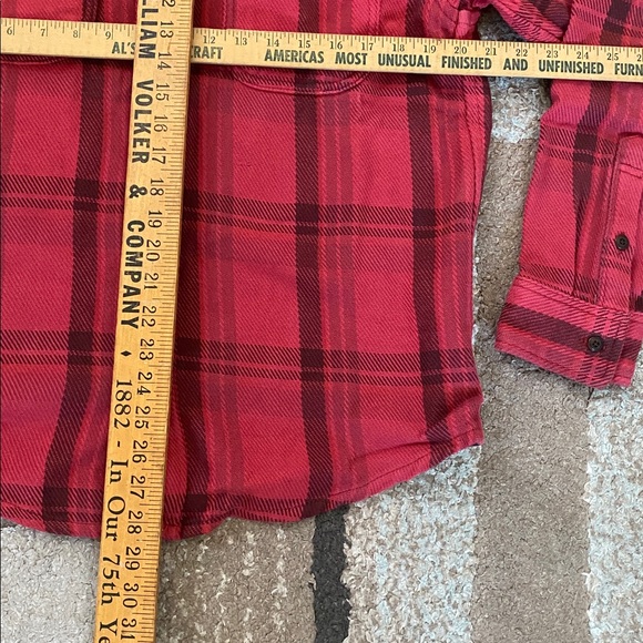 New Outerknown blanket shirt check Plaid Shirt 100% organic cotton size M L XL - Picture 10 of 14